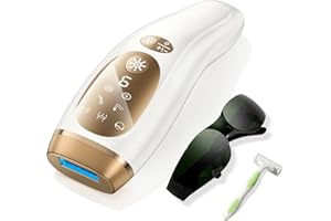 Haarlosy Epilatore Luce Pulsata con Funzione di Congelamento, Epilatore Laser IPL per Viso Schiena Gambe Corpo, Donne e Uomini