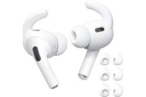 AUYUIIY AirPods Pro 2 haczyki na uszy [usuń przed ładowaniem] Porady chwytu Antypoślizgowe końcówki douszne Kompatybilne z Apple AirPods Pro 2. generacji (S/M/L)