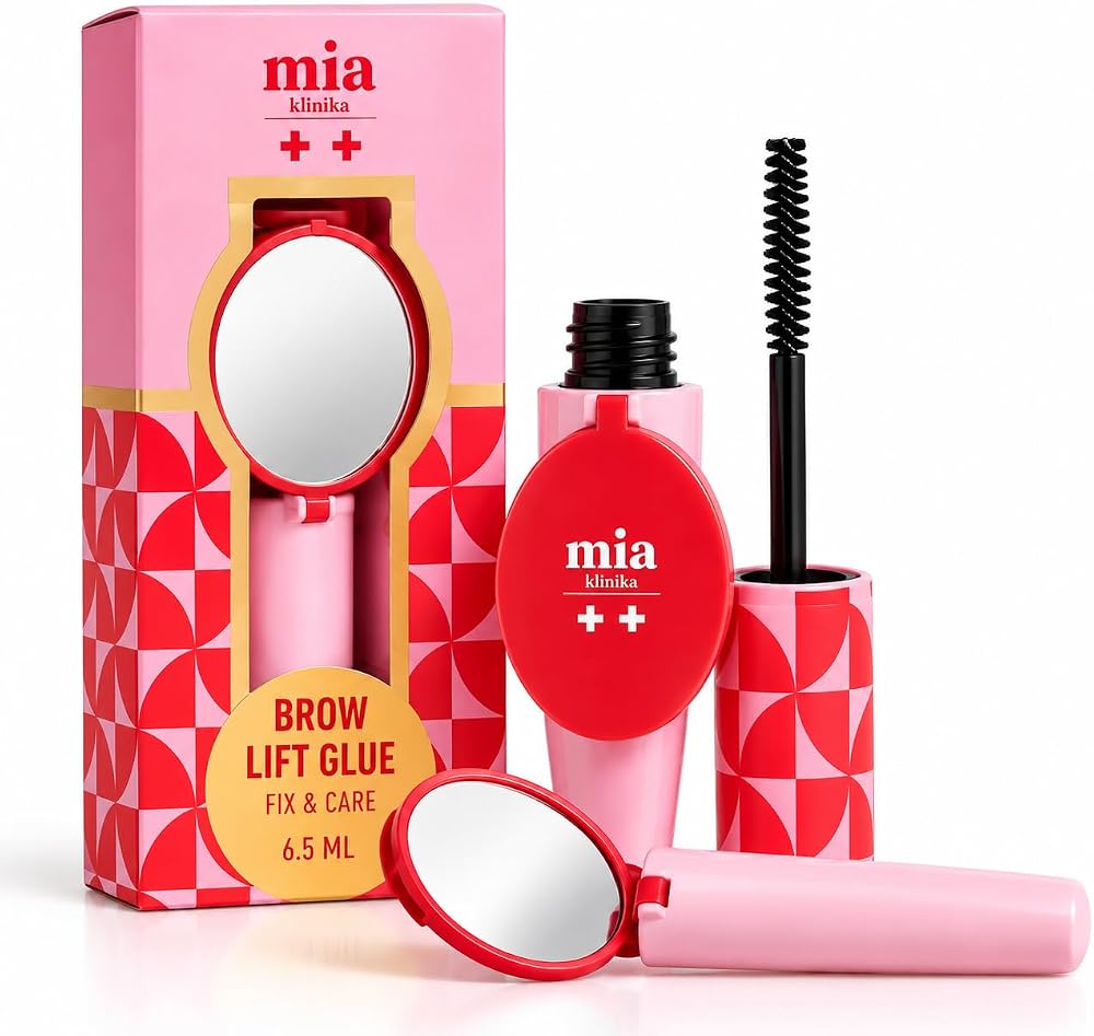 MIA KLINIKA Brow Lift Glue Kaş Şekillendirici Jel 6.5ml | Aynalı Tasarım, Şeffaf Formül, Kaş Bakımı, 6.5ml Hacim