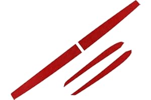 ‎ALFANXI Alfanxi Dashboard Cover and Inner Front Door Panel Armrest Cover for Alcantara and ABS Material Compatible with Tesla Model Y/3 (4996Red)