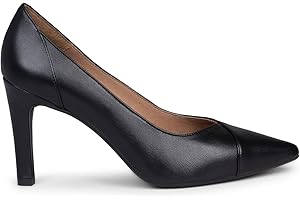 miMaO. Zapatos Elegantes de tacón Alto en Piel y Escote en V. Hechos en España