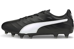 PUMA Unisex King Pro 21 Fg buty piłkarskie, Czarna puma, biała puma - 37.5 EU