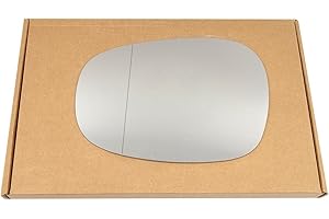 Less4spares Wing Mirror Glass Left Compatible with BMW 1 Series 2009-2011 STICK-ON Passenger Near Side with Blind Spot