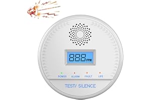 EIBEST Carbon Monoxide Detector,Carbon Monoxide Alarm, CO Detector With LED Display And Voice Broadcast