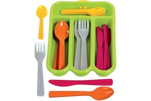 Gowi Toys Cutlery Set (Green) - Set of 4