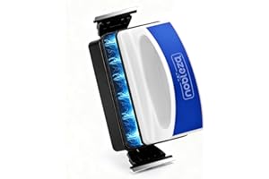 Nobleza - Cepillo Magnético para Acuarios, Doble Cara, Fuerte Imán, Limpiador de Algas Flotante sin Arañazos para Peceras de Vidrio hasta 10 mm, Incluye Raspador Extraíble – Tamaño M (13.8x5x8cm)