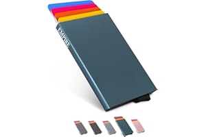 EMPIRE TRADING & COMMERCE Empire Card Holder | Slim Wallet for Men & Women, RFID/NFC Blocking Minimalist Front Pocket Wallet, Durable & Stylish, Perfect Father’s Day Gift, Small Credit Card Holder (Navy Sapphire)