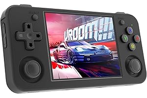 LNCBOC RG35XX H Handheld Spielkonsole 64G, HDMI TV Ausgang 3,5 Zoll IPS Bildschirm Linux System Eingebaute 6000+ Spiele, Unterstützung 2.4G Wireless Gamepad