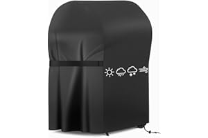 Druuzyl Copertura Barbecue da Esterno 67x77x110cm Coperture per Barbecue, Copri Barbecue da Esterno Impermeabile Telo Protettivo per Griglia per Barbecue Antistrappo e Resistenti ai Raggi UV