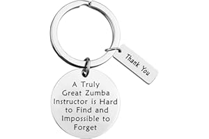 KUIYAI Regalo per istruttore di Zumba Regalo di ringraziamento Un vero grande istruttore di Zumba è difficile da trovare e impossibile dimenticare il regalo di apprezzamento per linsegnante di