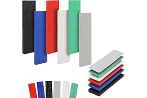 HXC 96 Pcs Plastic Packers 28mm x 100mm Packers and Shims Thickness Mixed 1-6mm Spacer Plastic Spacers for Home Improvement DIY Window and Door Frame Installations