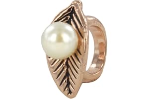 QUIGES Eligo - slide-on Charm oro rosa hojas mir perlay para Eligo/Endless pulseras