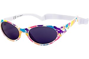 Kiddus Sunglasses for Children Girl Boy. Age from 2 years old. UV400 Sun Filter. Made of Flexible Rubber. Designed in Barcelona
