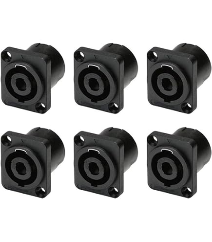 Câble Adaptateur Speakon (NL4FC) Vers Jack 1/4 (6,35 Mm) - 0,5 M, Blindé, Pour Enceintes Et Amplis