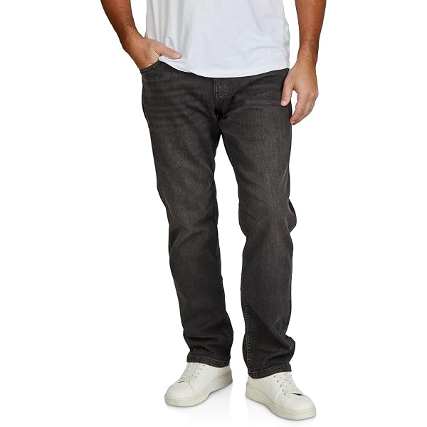 Lois Jeans Uomo Marvin Jeans – Dark Stone, Jeans Classici 5 Tasche Con Bottoni Logo - 3
