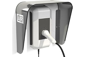 BOX AIR KLIMA BAK Wallbox Wetterschutz | Wallbox Standfuß für Elektroauto-Ladestation aus Aluminiumverbundwerkstoff | Abdeckung Regenschutz, Sonnen- und UV-Schutz