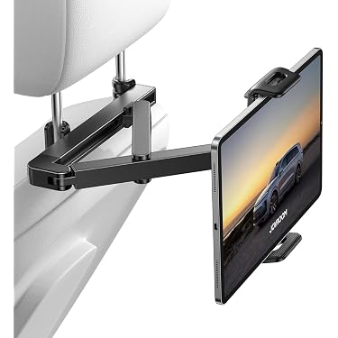 Supporto Tablet Per Auto BMW X3 X5 X6 I20 G05 G06 G45 - Magnetico Mag-Safe, Montaggio Poggiatesta, Rotazione 360°