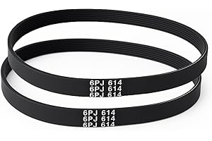 3DREMOTE 2 correas 6PJ614 para hormigonera Haemmerlin, compatible con B135, B165, BT PRO 170, BT PRO 190, Performance 200