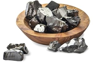 Karelian Heritage Piedras de shungita Elite para purificación de agua y filtrado de 0.25 libras (00.04 libras por piedra) | Piedras de shungita naturales auténticas certificadas tipo 1 de Karelia |