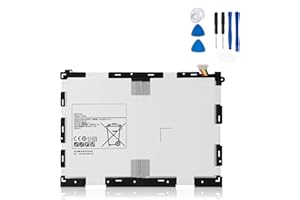 ASKC EB-BT550ABE (3.8V 22.8Wh 6000mAh) Tablette Batterie pour Samsung Galaxy Tab A 9.7 SM-T550 SM-P550 SM-T555C SM-T555 SM-P351 Series EB-BT550ABA AA1G511HS EB-BT550 with Tools