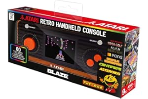 PQUBE Atari Pac-Man Retro Handheld Console with 60 Games - Includes Sd Card Slot (Electronic Games)