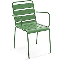 Oviala Palavas Tuinmeubelen, metaal, 1 tafel en 8 stoelen Beige