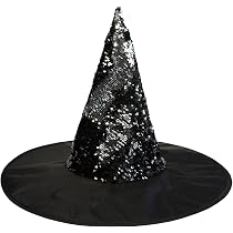 Chapeau De Sorcière Halloween - Lot De 2 Chapeaux Violets Grands Et Crookés - Pour Costume Et Décoration - 10