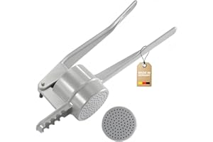 ‎WESTMARK Westmark Spätzle-/Kartoffelpresse, Mit runder Lochung, Aluminiumdruckguss, Länge: 41 cm, Spätzlepress, Silber, 61102260