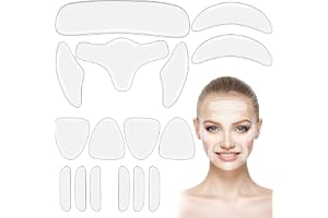 Lot de 16 patchs anti-rides réutilisables en silicone pour la prévention des rides de la peau pendant la nuit pendant le sommeil