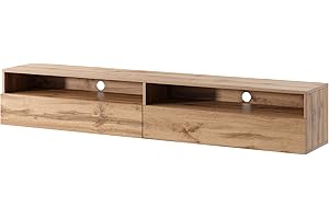 Selsey REDNAW - Mueble TV/Mueble de salón - Roble Wotan - 180 cm
