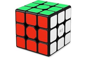 TOYVENTURES Professional Speed Cube 3x3x3, Durable Smooth Puzzle Toys Portable for Kids & Adults (Standard, 3x3 Black)