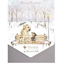 Wrendale Weihnachts-Kartenset Winter Walks – 8 Klappkarten Mit Hunde-Motiven & Umschlägen