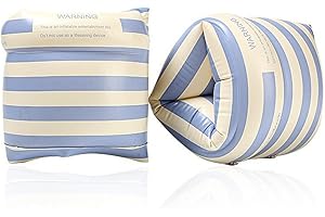 VREDER Swim Armbands for Adults & Kids, Inflatable Arm Flotation Rolls, Thickened Buoyancy Training Aid