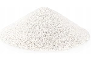 TM Aquatix Aquarium Sand Natural Substrate For All Types Fish Tanks (5kg, Snow White Dolomite)