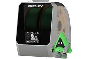 Creality Space PI Filament Dryer Plus, 2 Spools Filament Storage Box, 3D Printer Dryer Box with 360° Heating, Upgraded Filament Dehydrator for PLA ABS PETG TPU 1.75/2.85 mm