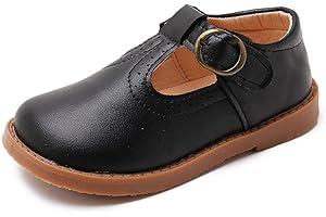 RVROVIC Little Girls Mary Jane Flats Gracy Ballet Princess Toddler Dress Shoes School Birthday Party