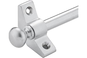 AMSKA INTERNATIONAL Set of 13, Stair Carpet Rods, Round Finial, Satin Chrome, Suitable for Carpet Runners Up to 70 Centimetre Wide Or Narrow