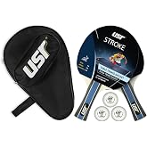 USR Stroke-Match Masa Tenisi 2 Raket + 3 Top + Kılıf Set