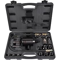 Estrattore Pneumatico Per Iniettori Diesel - Kit Con 19 Adattatori Per Common Rail - Foto 9