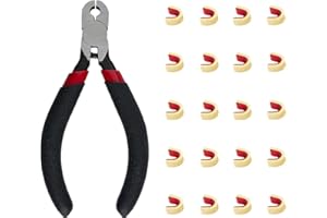 ‎HUNTINGDOOR Huntingdoor Nockpunktzange Bogenschießen Zange mit 20 Nockpunkte Set Bogenschnur Nockpunkt Nocking Point Plier für Recurvebogen Traditionell Bogen