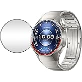 Microcase Huawei Watch GT 6 Pro i&ccedil;in Tam Kaplayan Kavisli Ekran Koruyucu 3D Pet Film - Siyah AL3385