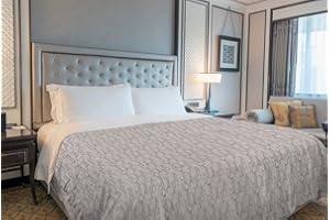 Il Gruppone Passione Casa Copriletto Estivo Made in Italy 100% Cotone Coperta Leggera Piquet Singolo Matrimoniale Piazza e Mezza - Alveo Beige - 2 Piazze