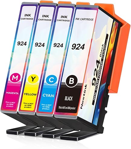 HALLOLUX 924 Cartucce d'inchiostro (Senza Chip) Compatibili per HP 924 | 924 Cartucce,OfficeJet 8120e,8122e,8124e,8125e,OfficeJet Pro HALLOLUX 924 Cartucce d'inchiostro (Senza Chip) Compatibili per HP 924 | 924 Cartucce,OfficeJet 8120e,8122e,8124e,8125e,OfficeJet Pro