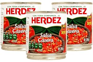 Herdez Salsa Casera - Authentic Mexican Tomato Salsa - Mild Salsa Sauce - Perfect Blend of Tomatoes and Mexican Spices, Versatile Salsa Dip, Vegetarian and Vegan Mexican Salsa, 3 Pack + Cheeroo Magnet