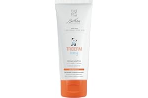 Bionike Triderm Baby - beruhigende Creme für trockene und empfindliche Haut, feuchtigkeitsspendende und reparierende Wirkung, lindert Rötungen und Reizungen, 100 ml