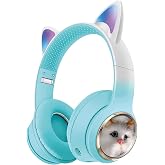Sunix Wireless 5.3 Stereo Kedili Kulak &Uuml;st&uuml; Bluetooth Kulaklık Yeşil BLT-45