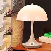 Wnvivi Veilleuse En Bois En Forme De Champignon, Mini Lampe De Chevet
