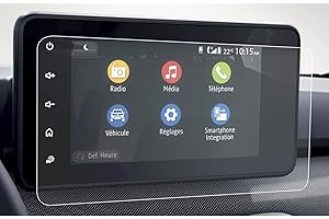 CDEFG [2 Stück] Kompatibel mit Dacia Sandero 3 / Sandero Stepway/Jogger 2021 2022 2023 2024 2025 Navigation Schutzfolie 4H Kratzfest 8 Zoll GPS Displayschutzfolie Auto Navi Folie Sandero 2025 Zubehör