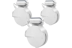 LUOGAO Wall Mount Holder for Deco M5 Whole Home Mesh WiFi System 3 Pack, Outlet Bracket for Deco M5 mesh WiFi and Router System-Cord Management Without Screws and Easily Be Moved