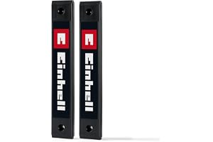 Original Einhell E-Case-sken-set med två delar (2x sidohållare, passar SEALED E-Cases, bas för ytterligare hållare, kan belastas med upp till 12 kg, inkl. skruvar för montering)